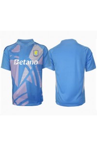 Fotbalové Dres Aston Villa Brankářské Třetí Oblečení 2024-25 Krátký Rukáv